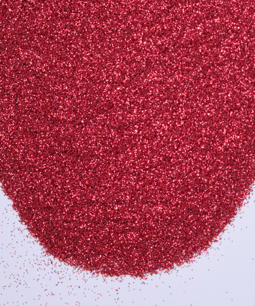 Glitter en polvo metalizado rojo