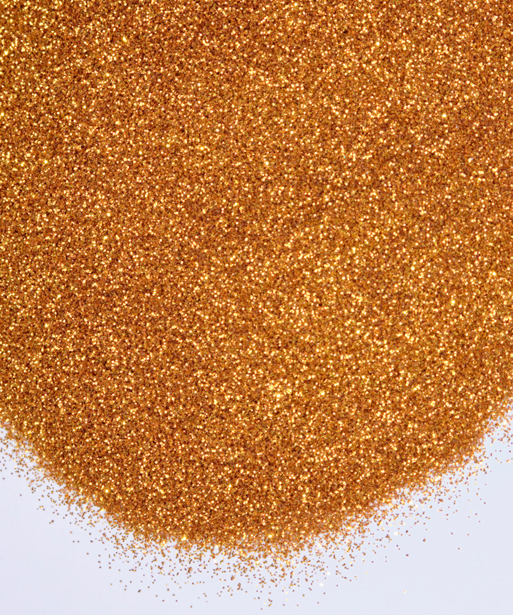 Glitter en polvo metalizado dorado