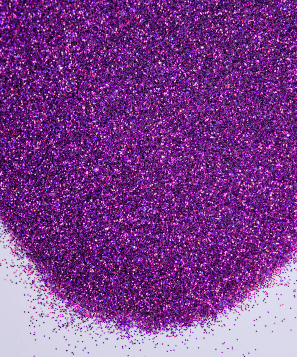 Glitter en polvo holográfico morado