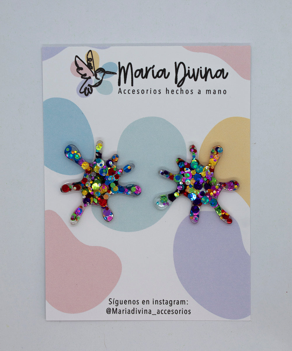 Aros splash glitter