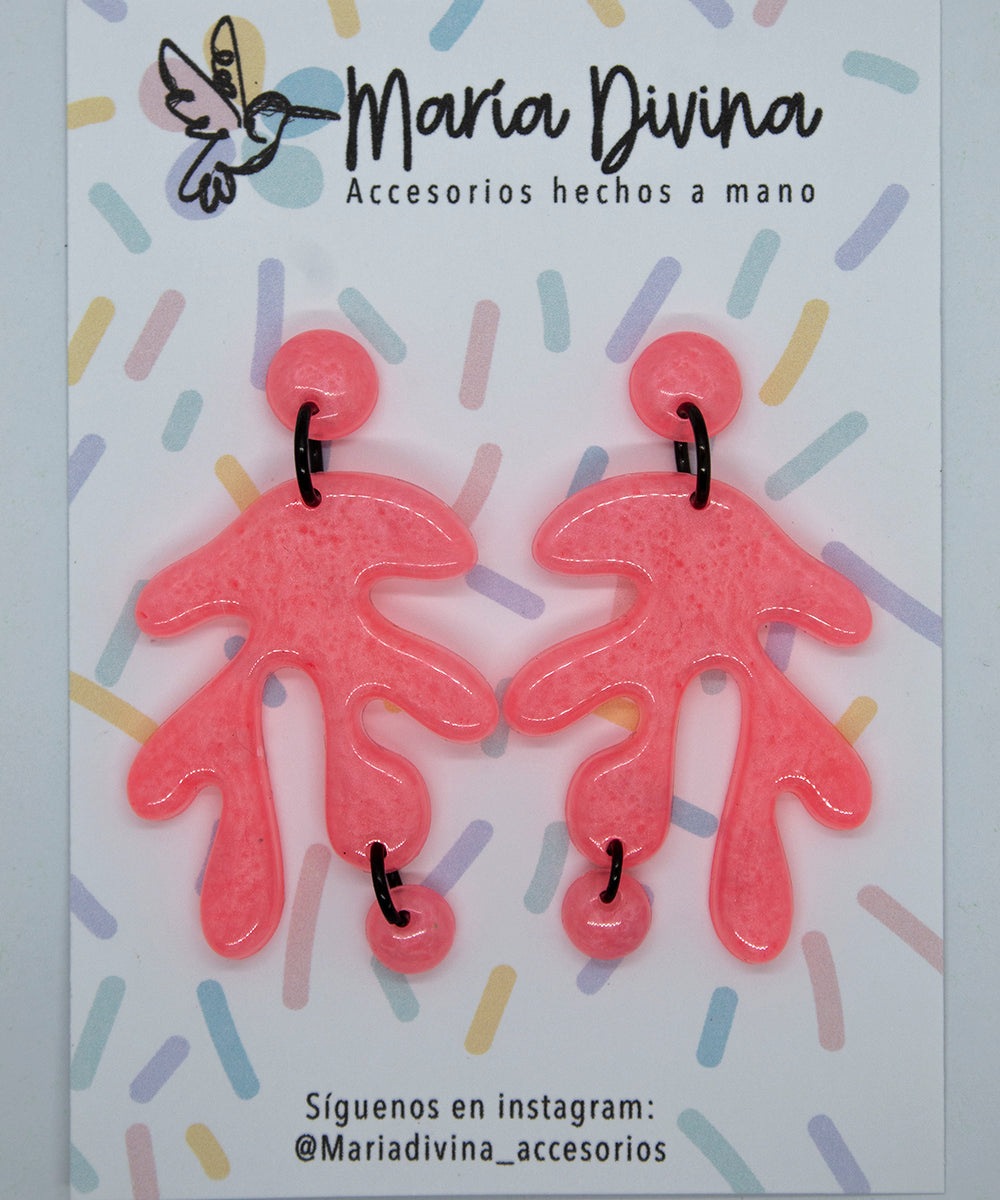 Aros orgánicos rosados
