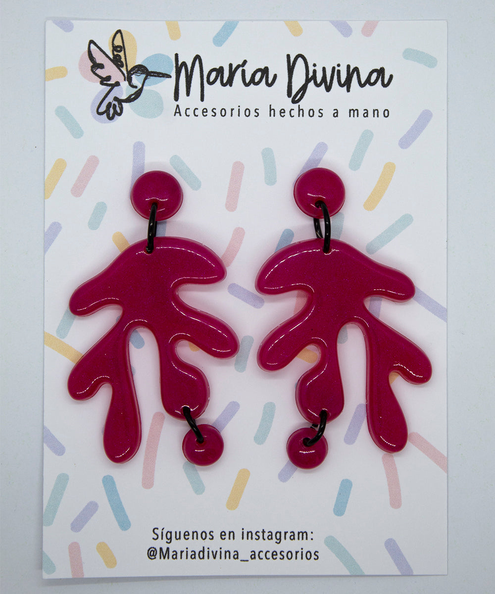 Aros orgánicos magenta