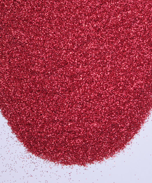 Glitter en polvo metalizado rojo