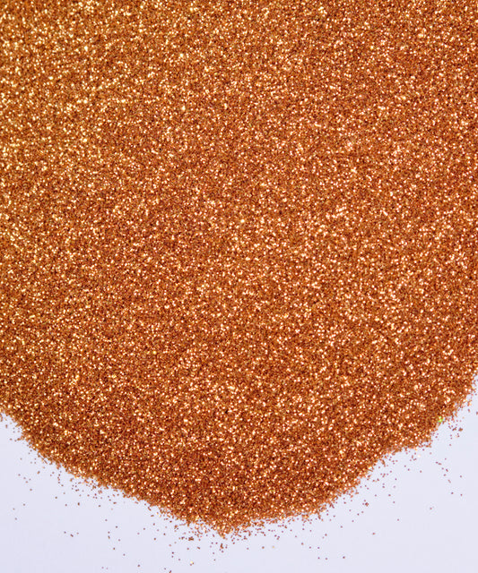 Glitter en polvo metalizado dorado oscuro