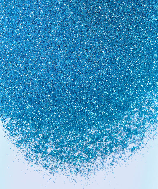 Glitter en polvo metalizado azul