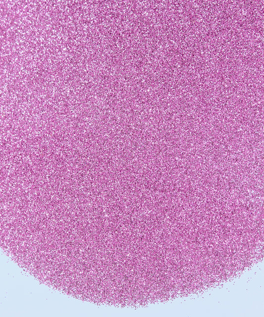 Glitter en polvo metalizado rosado claro