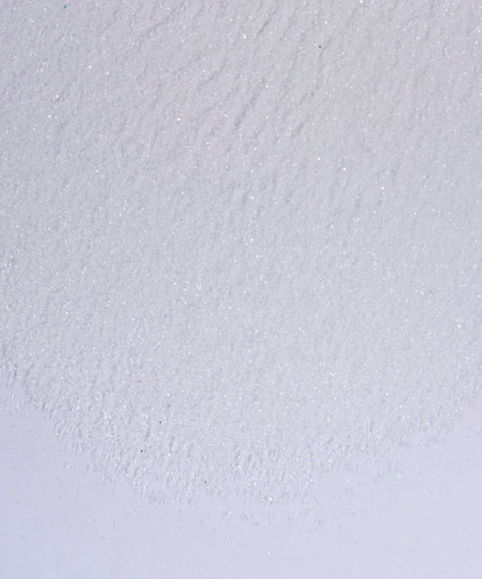 Glitter en polvo metalizado blanco