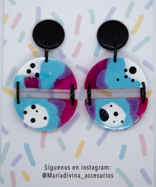 Aros semicirculos multicolor