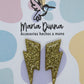 Rayos mini glitter dorado