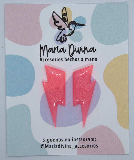 Rayos mini neon rosados