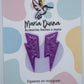 Rayos mini neon morados
